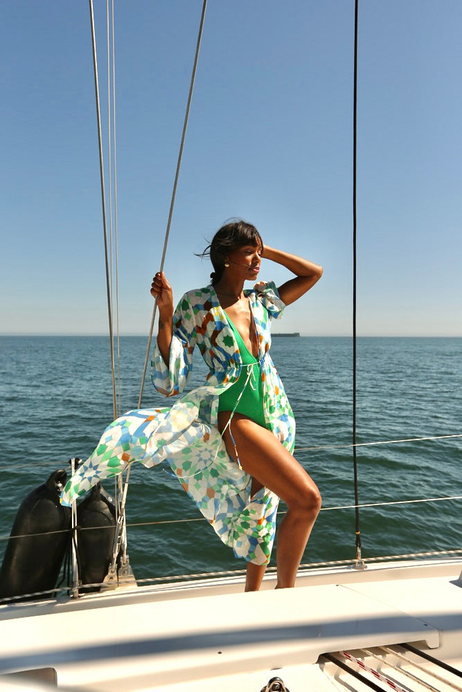 BEACH COVER-UP - Tea in Tangier