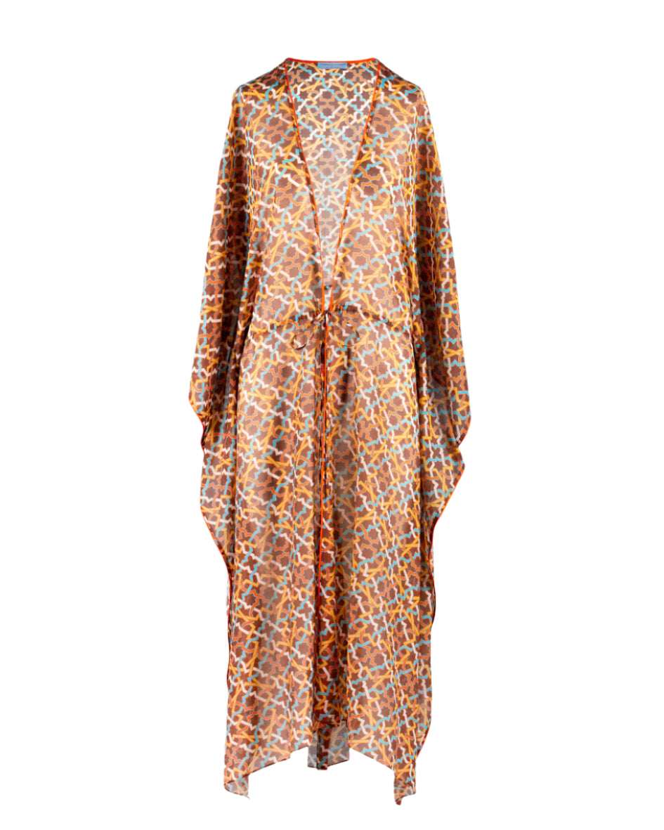 Beach Kimono - Amalfitana Chocolate