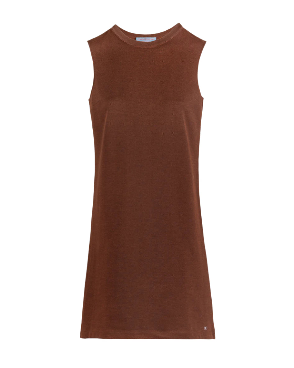 PIQUÉ DRESS JACKIE - Chocolate