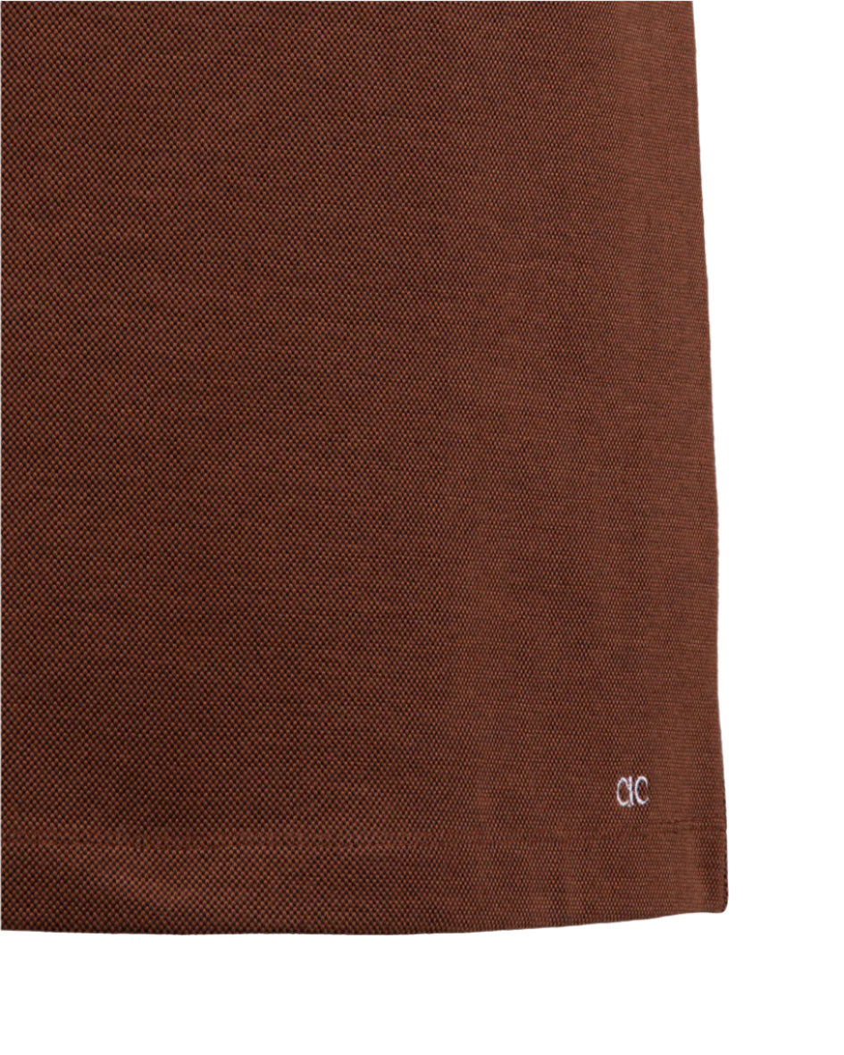 PIQUÉ DRESS JACKIE - Chocolate