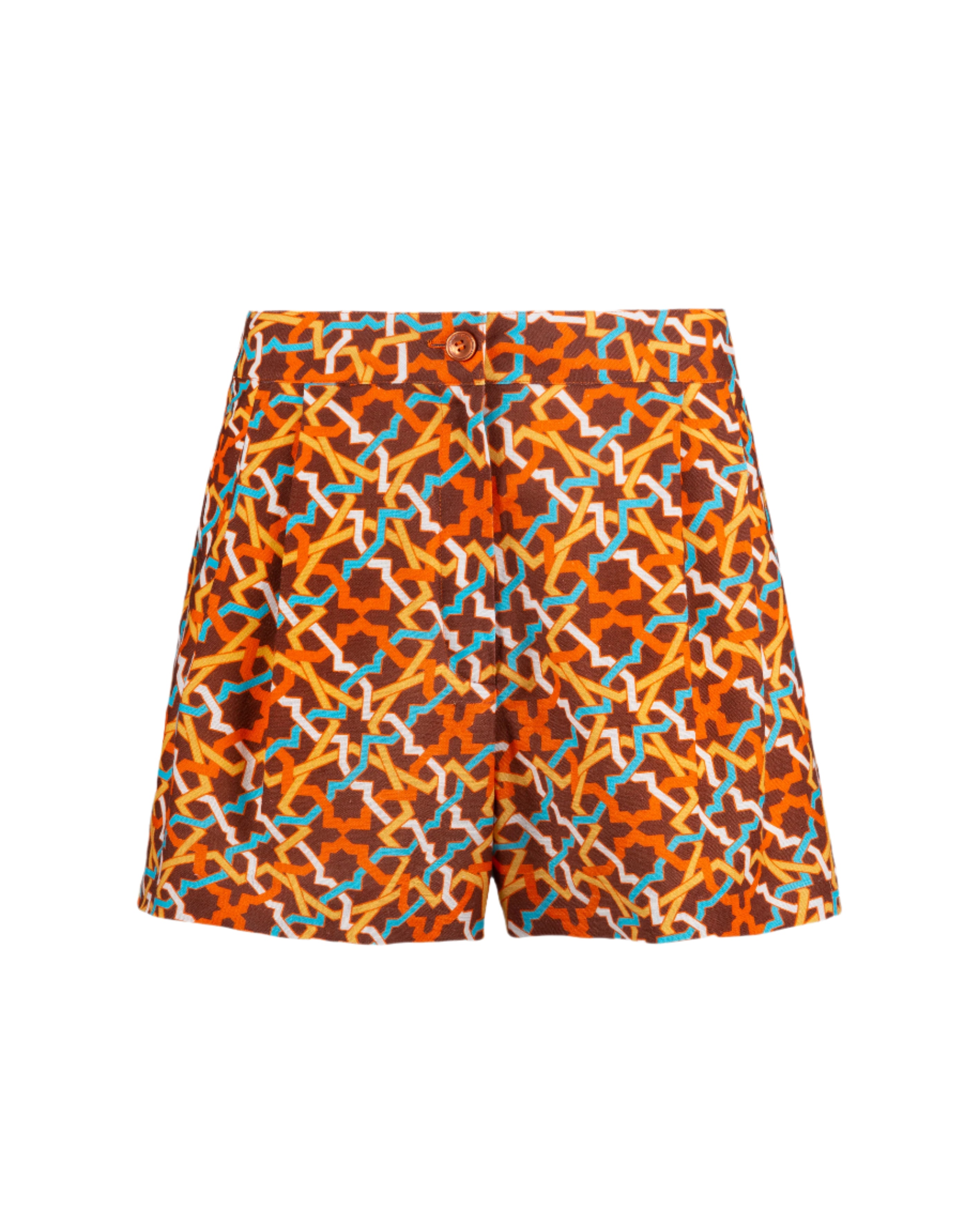 Linen Shorts - Amalfitana Chocolate