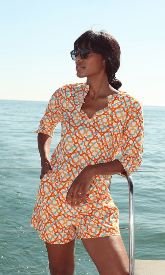 PRINTED TUNIC Amalfitana