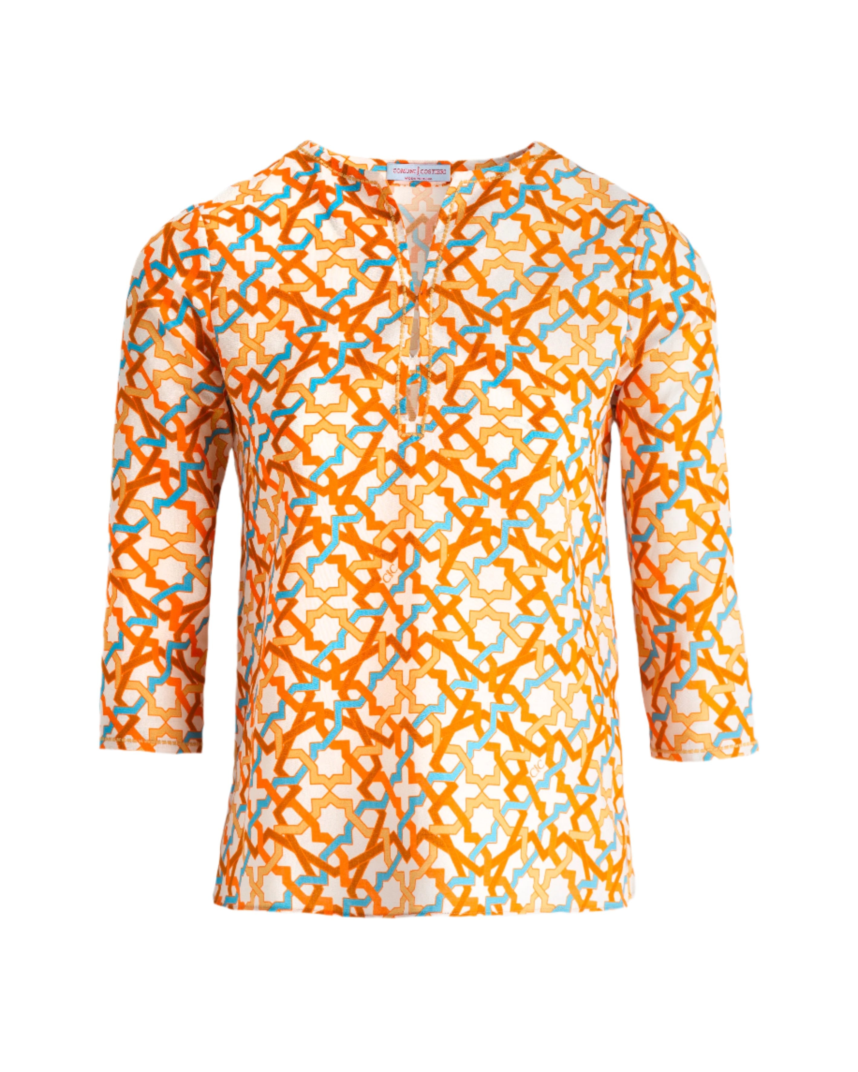 PRINTED TUNIC Amalfitana